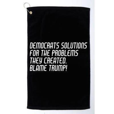Democrat Solutions Blame Trump Golf Towel