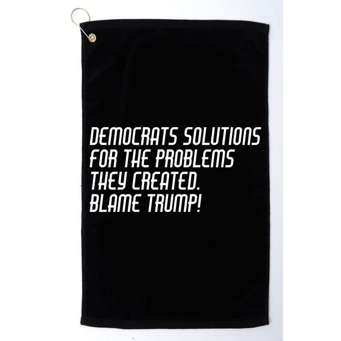 Democrat Solutions Blame Trump Golf Towel