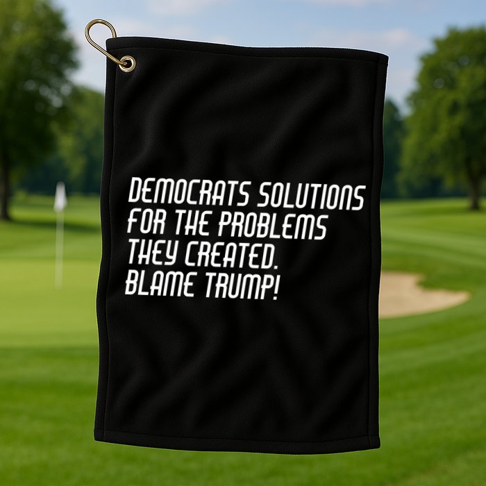 Democrat Solutions Blame Trump Golf Towel
