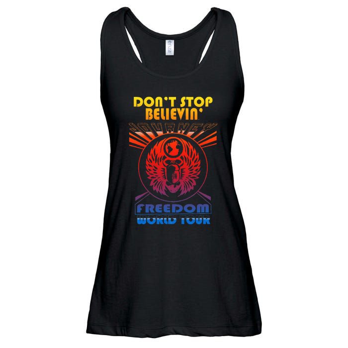 DonT Stop Believin Freedom Ladies Essential Flowy Tank