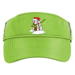 Dabbing Snow Baseball Ball Santa Claus Merry Christmas Cute Gift Adult Drive Performance Visor