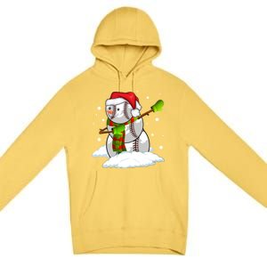 Dabbing Snow Baseball Ball Santa Claus Merry Christmas Cute Gift Premium Pullover Hoodie