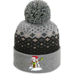 Dabbing Snow Baseball Ball Santa Claus Merry Christmas Cute Gift The Baniff Cuffed Pom Beanie