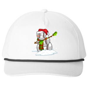 Dabbing Snow Baseball Ball Santa Claus Merry Christmas Cute Gift Snapback Five-Panel Rope Hat