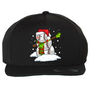 Dabbing Snow Baseball Ball Santa Claus Merry Christmas Cute Gift Wool Snapback Cap