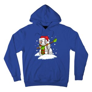 Dabbing Snow Baseball Ball Santa Claus Merry Christmas Cute Gift Hoodie