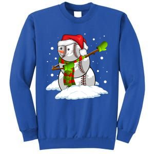 Dabbing Snow Baseball Ball Santa Claus Merry Christmas Cute Gift Sweatshirt