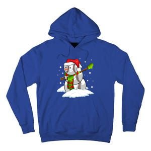 Dabbing Snow Baseball Ball Santa Claus Merry Christmas Cute Gift Tall Hoodie