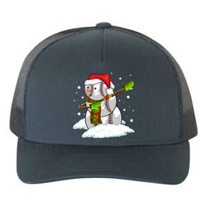 Dabbing Snow Baseball Ball Santa Claus Merry Christmas Cute Gift Yupoong Adult 5-Panel Trucker Hat