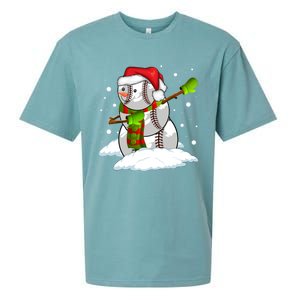 Dabbing Snow Baseball Ball Santa Claus Merry Christmas Cute Gift Sueded Cloud Jersey T-Shirt