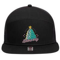 Dear Santa Books Only 7 Panel Mesh Trucker Snapback Hat