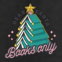 Dear Santa Books Only 7 Panel Mesh Trucker Snapback Hat