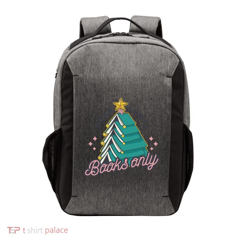 Dear Santa Books Only Vector Backpack