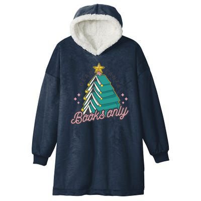 Dear Santa Books Only Hooded Wearable Blanket