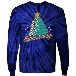 Dear Santa Books Only Tie-Dye Long Sleeve Shirt