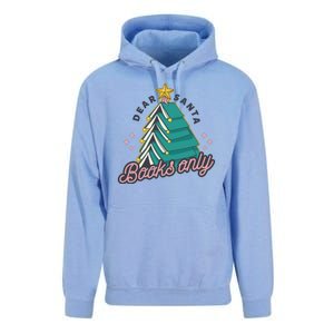 Dear Santa Books Only Unisex Surf Hoodie