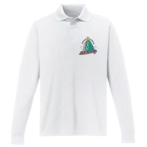 Dear Santa Books Only Performance Long Sleeve Polo