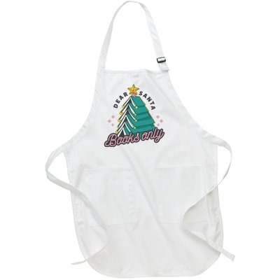 Dear Santa Books Only Full-Length Apron With Pockets