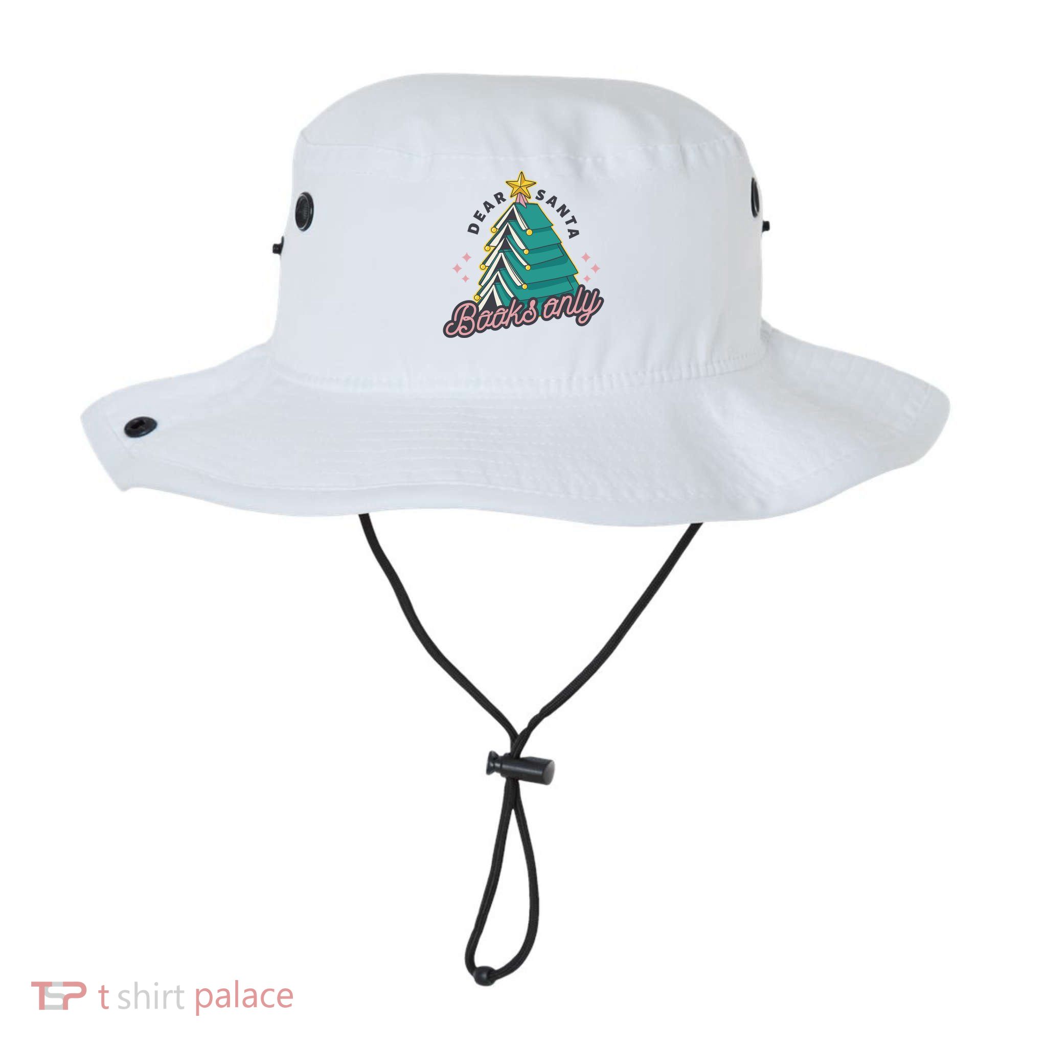 Dear Santa Books Only Bucket Hat