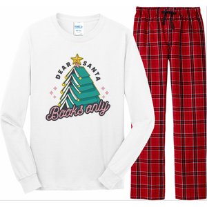 Dear Santa Books Only Long Sleeve Pajama Set