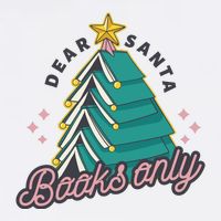 Dear Santa Books Only Flat Bill Trucker Hat