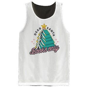 Dear Santa Books Only Mesh Reversible Basketball Jersey Tank