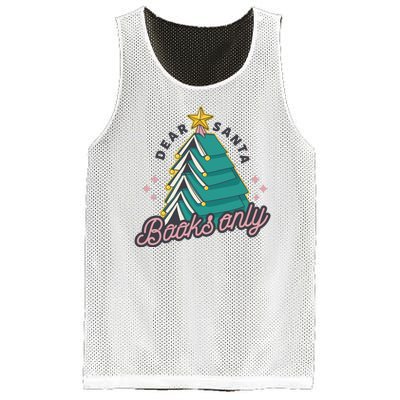 Dear Santa Books Only Mesh Reversible Basketball Jersey Tank