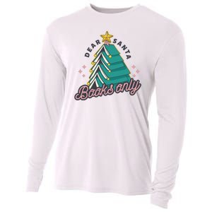 Dear Santa Books Only Cooling Performance Long Sleeve Crew