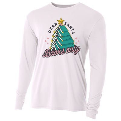 Dear Santa Books Only Cooling Performance Long Sleeve Crew