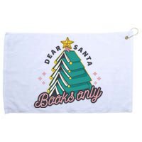 Dear Santa Books Only Grommeted Golf Towel