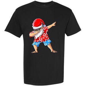 Dabbing Santa Christmas In July Hawaiian Xmas Dab Garment-Dyed Heavyweight T-Shirt