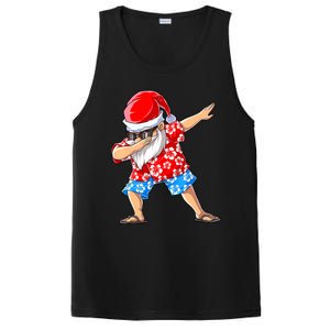 Dabbing Santa Christmas In July Hawaiian Xmas Dab PosiCharge Competitor Tank