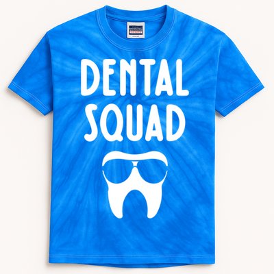 Dental Squad Costume Dental Assistant Gift Kids Tie-Dye T-Shirt