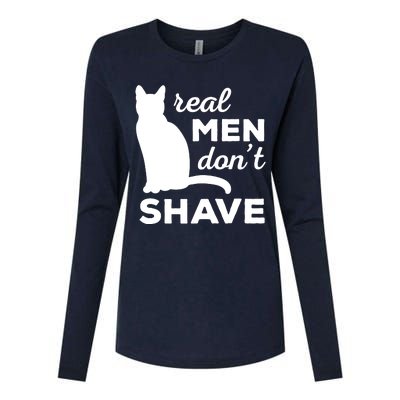 DonT Shave Cat Womens Cotton Relaxed Long Sleeve T-Shirt