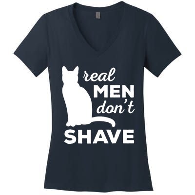 DonT Shave Cat Women's V-Neck T-Shirt