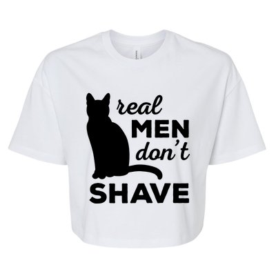 DonT Shave Cat Bella+Canvas Jersey Crop Tee