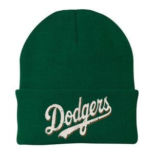 Dodgers Style Classic Knit Cap Winter Beanie