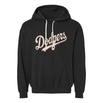 Dodgers Style Classic Garment-Dyed Fleece Hoodie