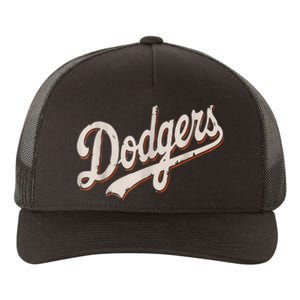 Dodgers Style Classic Yupoong Adult 5-Panel Trucker Hat