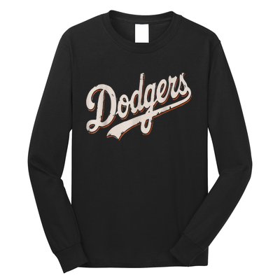 Dodgers Style Classic Long Sleeve Shirt