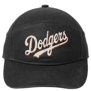 Dodgers Style Classic 7-Panel Snapback Hat