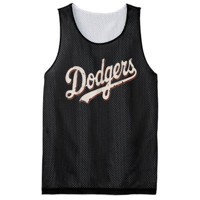 Dodgers Style Classic Mesh Reversible Basketball Jersey Tank