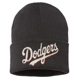 Dodgers Style Classic Sustainable Knit Beanie