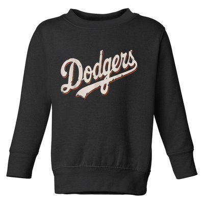 Dodgers Style Classic Toddler Sweatshirt