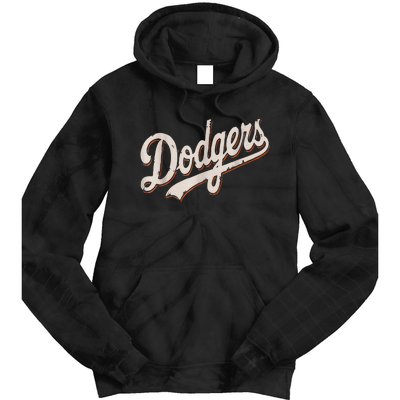 Dodgers Style Classic Tie Dye Hoodie