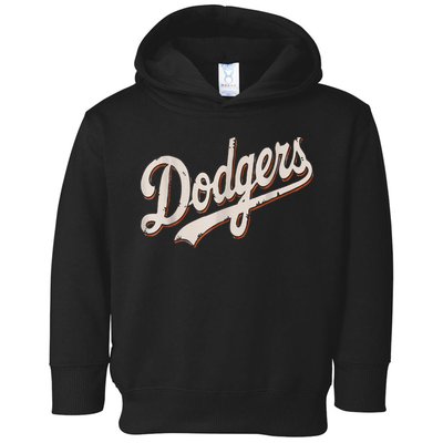 Dodgers Style Classic Toddler Hoodie