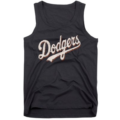 Dodgers Style Classic Tank Top