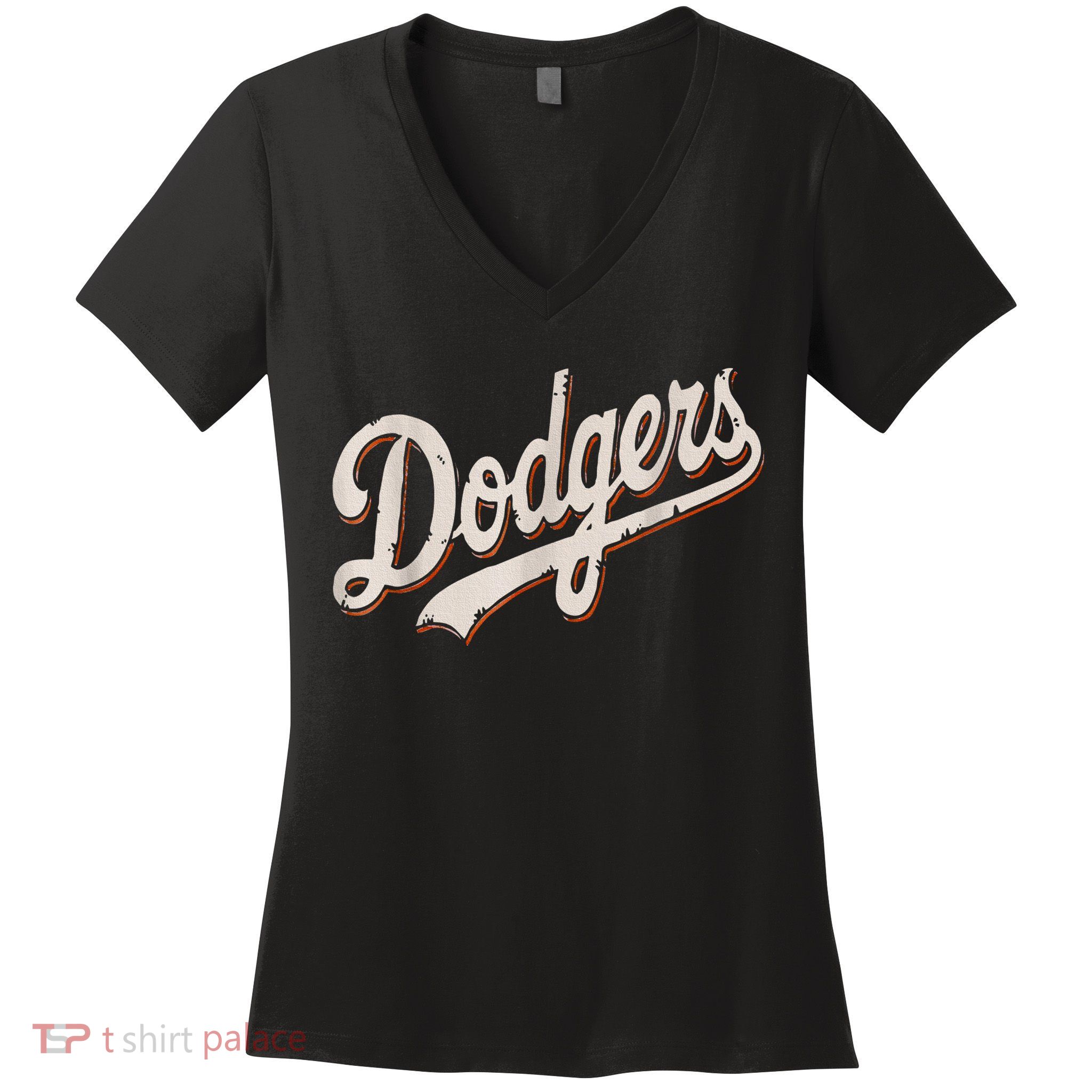 Dodgers Style Classic Women's V-Neck T-Shirt