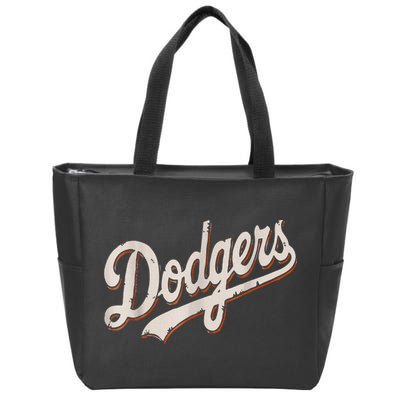Dodgers Style Classic Zip Tote Bag