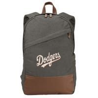 Dodgers Style Classic Cotton Canvas Backpack